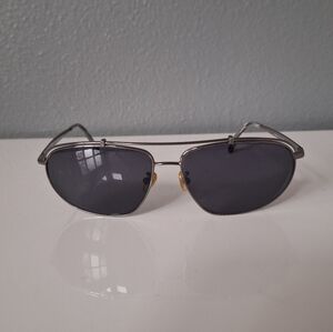 Ermenegildo Zegna Polarized Aviator Sunglasses SZ3202G Made in Italy 61-14